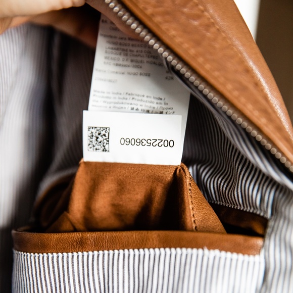 Hugo Boss Leather Jacket - Brown - 42R (L) - Picture 12 of 16